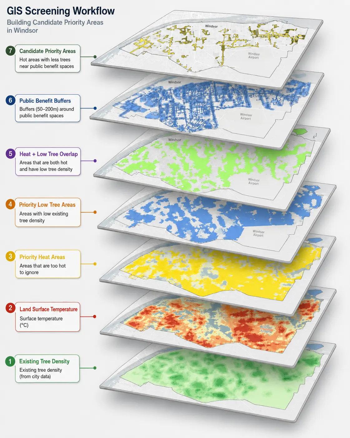 Map from the Windsor tree-planting site-selection analysis